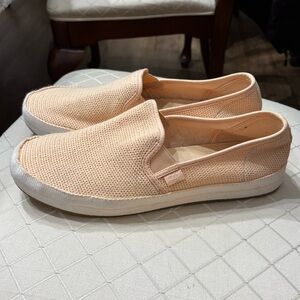 UGG Peach Knit Slip-On Shoes
